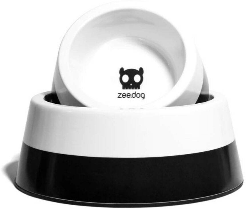 Zee.Dog Ciotola per Cani Nera in Melamina S