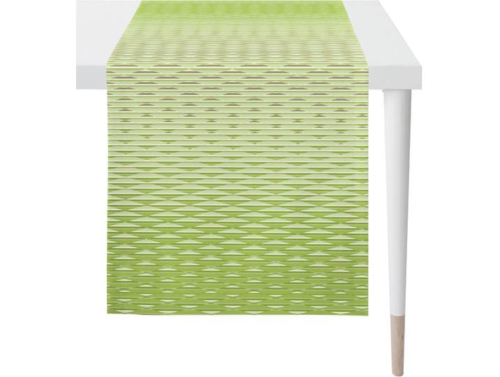 Tischläufer APELT 3909 OUTDOOR, Sommerdeko, Sommer , grün, B:48cm L:140cm, Polyacryl, Tischdecken, Tischläufer, Digitaldruck