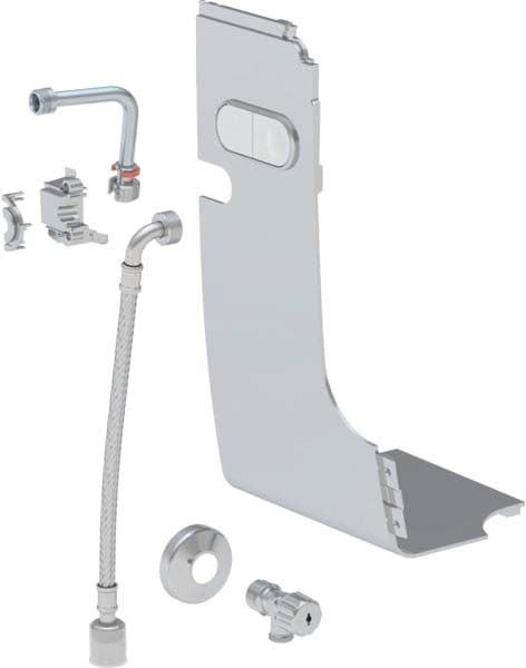 Geberit raccord d'eau AquaClean 147033111 blanc -alpine, pour système complet WC