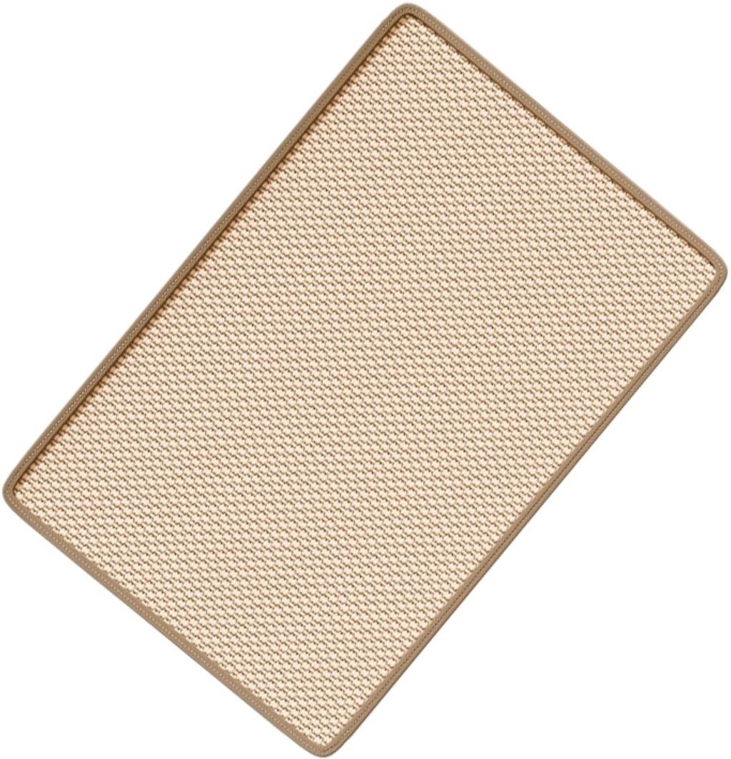 INF Sisal-Kratzmatte mit Klettverschluss – Möbelschutz Braun, Natur-Sisal, mehrere Größen S