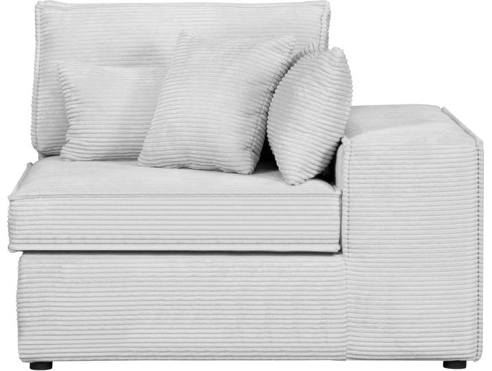 Sofaelement GOODPRODUCT Enid , beige (creme), B:128cm H:75cm, 100% Polyester, Polsterelemente, Sofaelement, als Teil eines Modulsofas, fester Sitzkomfort