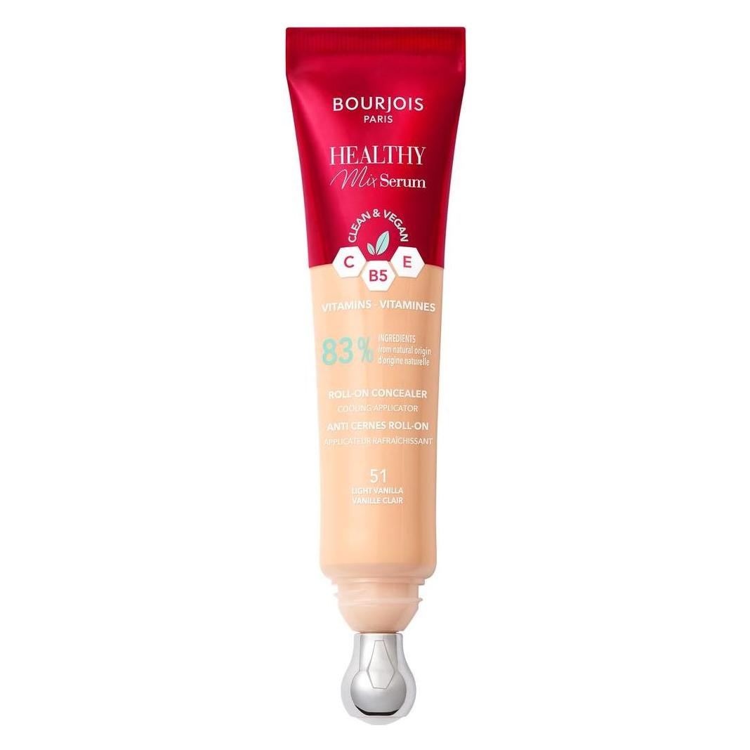 Bourjois Healthy Mix Serum Clean & Vegan Roll-on Concealer (51 Light Vanilla, Light Vanilla 51) (S05121227)