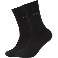 2er Pack camano Soft Walk Socken 0005 - black 43-46