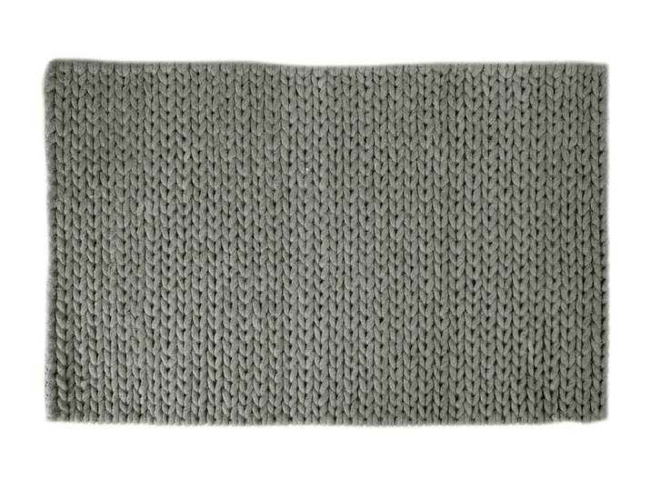 Teppich Soraya – handgewebt in zwei Farben aus Wolle - Grün - 300 x 200 - Luxusbetten24