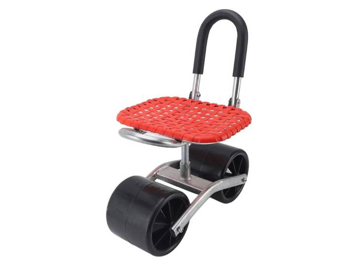SALALIS tabouret de jardinage avec roulettes Siège de travail roulant de jardin économie de travail augmentation jardin fauteuil