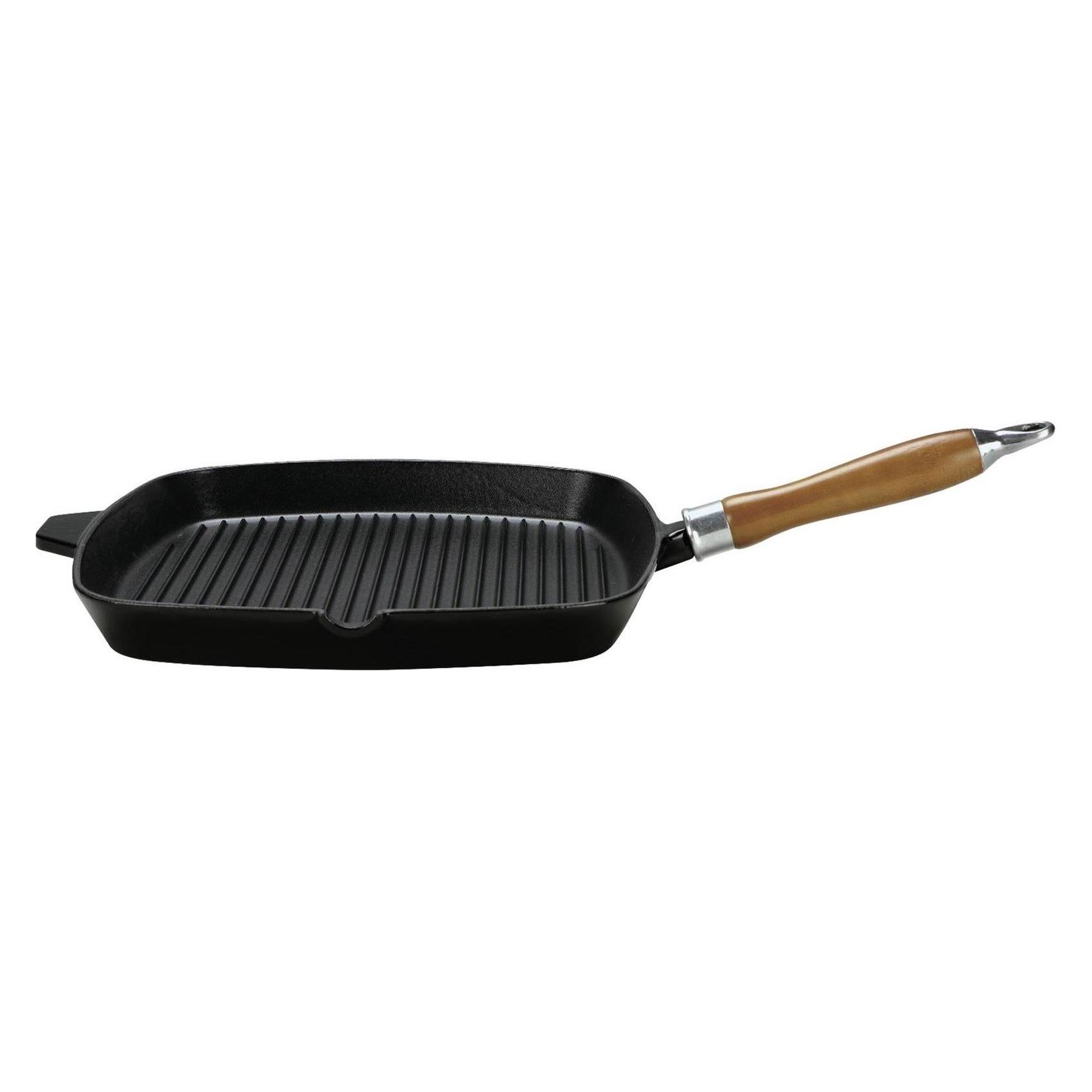 Krüger Grillpfanne Rustika 28x28cm (Grillpfanne, Gusseisen) (63028)