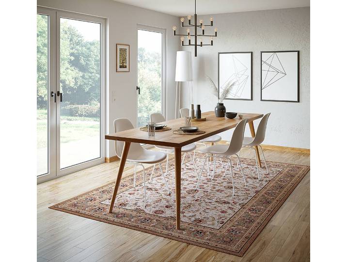 Tapis en laine Dolna Beige/Beige 200 x 300cm Laine