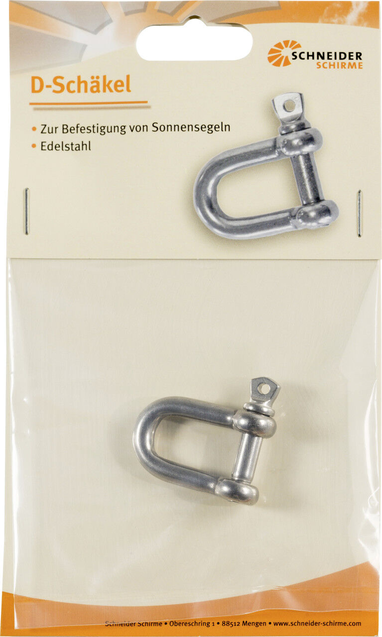 Schneider Schirme Schneider D-Schäkel für Sonnensegel