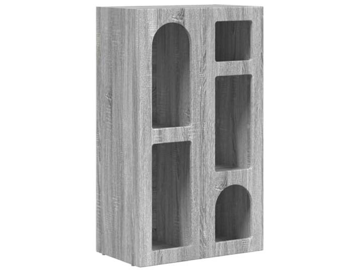Kaorsrow Sideboard Graues Sonoma 59x35x100.5 cm Holzwerkstoff Anrichte Kompakte Anrichte im modernen Graues Sonoma Design mit viel Stauraum für Esszimmer, Wohnzimmer und Flur.
