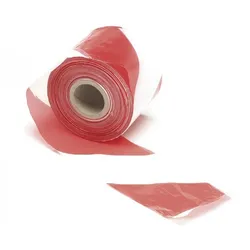 PEREL 1187-250 Trassierband 250m ROT-WEIß Flatterband Absperrband
