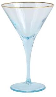 viva by VIETRI Rainbow Turquoise Martini Glass