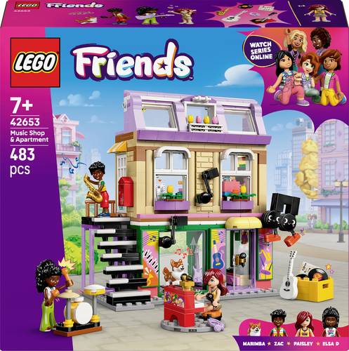 42653 LEGO FRIENDS Musikladen & Wohnung