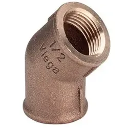 Viega Rotguss Winkel 45° IG/IG 1/2" - Nr. 3120