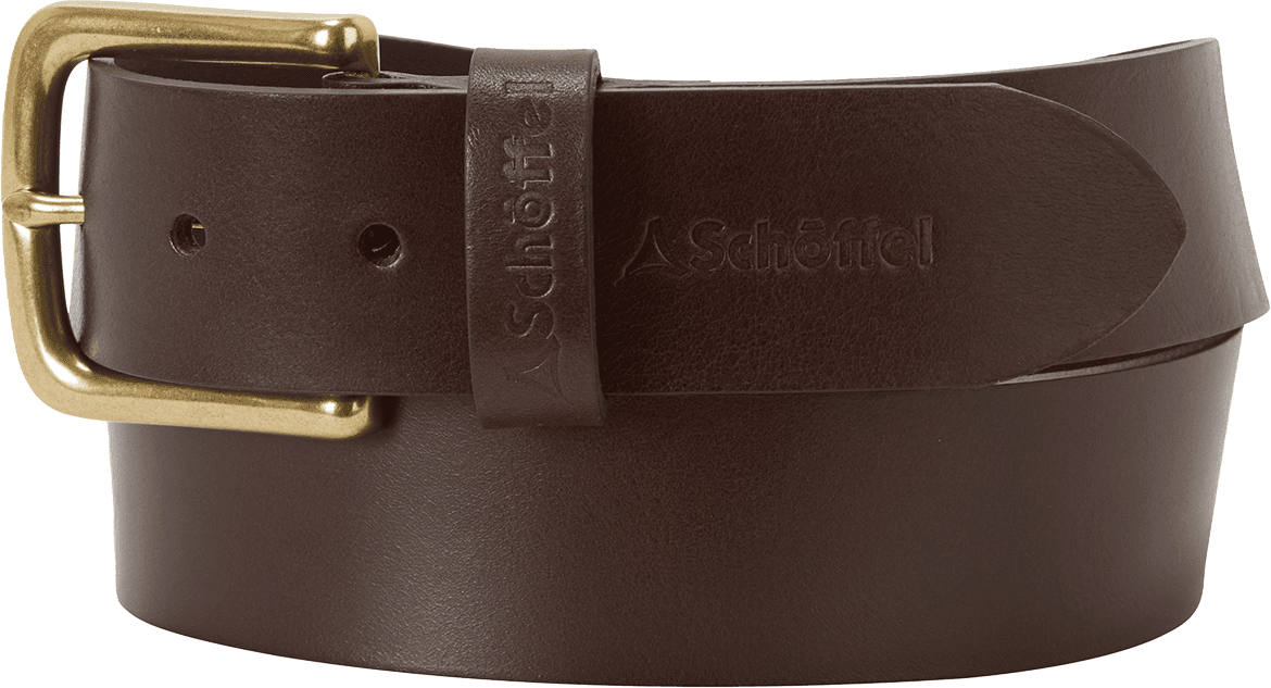 Schöffel Country Castleton Leather Belt - Brown - Size 46 - Men