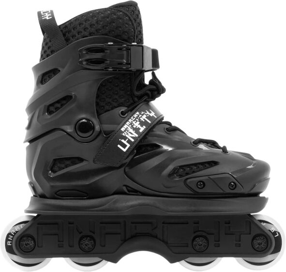 Aggressive Inline Skates Anarchy Unity Adjustable (Black - 2-5)  - Black - Size: 2-5 UK