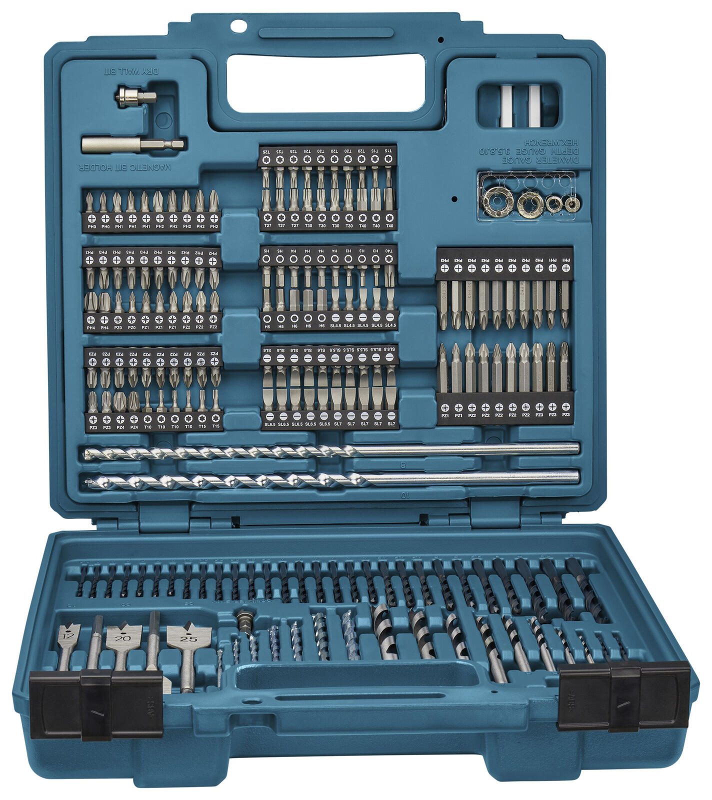 makita Bohrer- und Bit-Set E-11689, 256-teilig