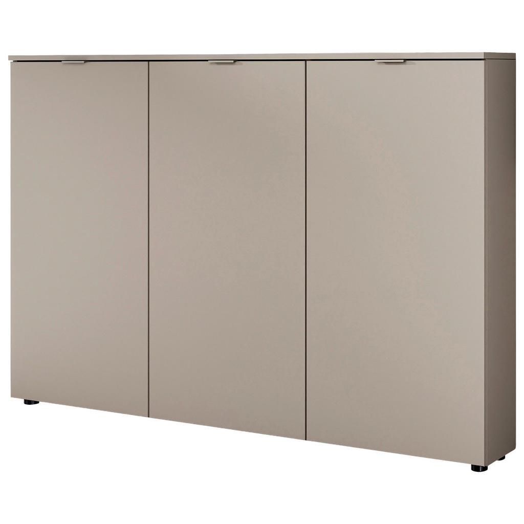 Livetastic Schuhschrank , Beige, Taupe, Kaschmir , Holzwerkstoff , 8 Fächer , 150x103x22 cm , stehend , Garderobe, Schuhaufbewahrung, Schuhschränke