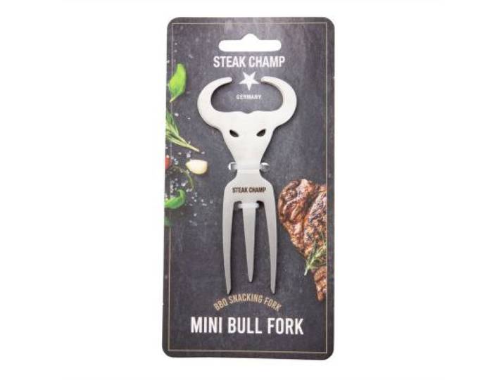 Steak Champ - Fourchette À Viande Apéro Mini Bull Fork