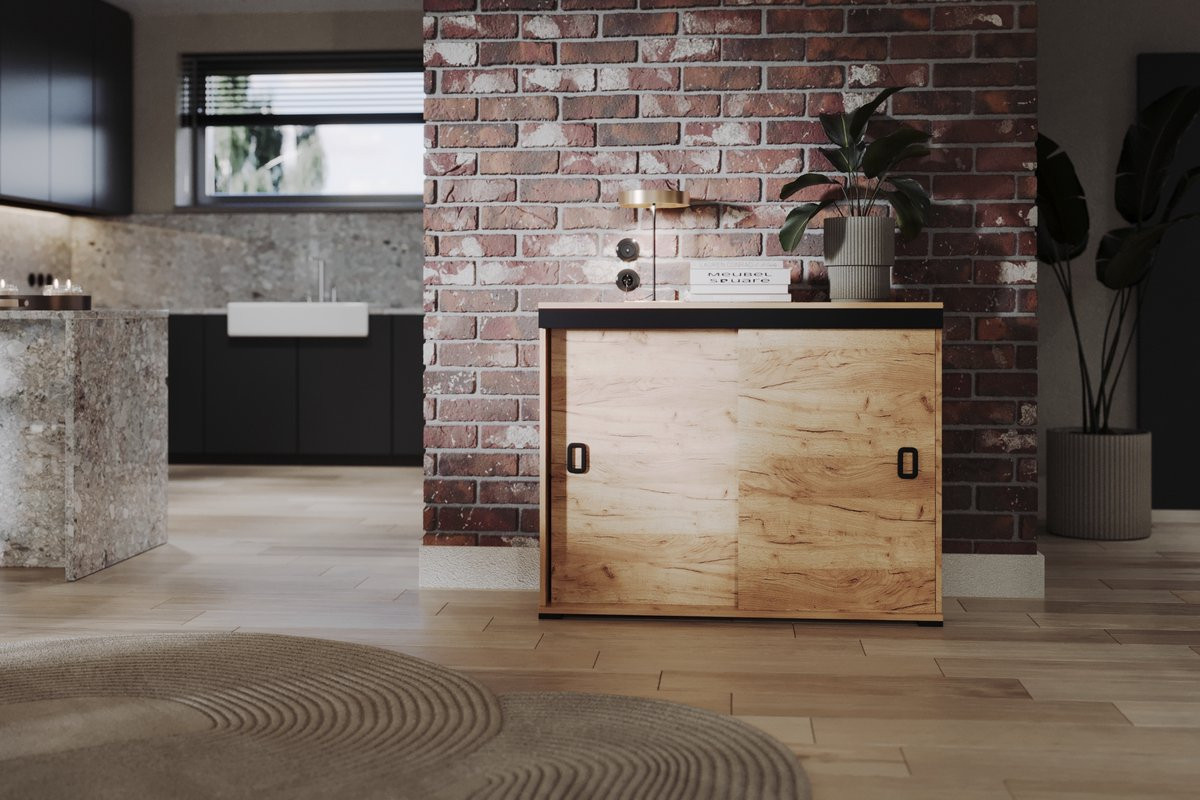 Meubel Square Dressoir RETAGE Eiken 120 cm