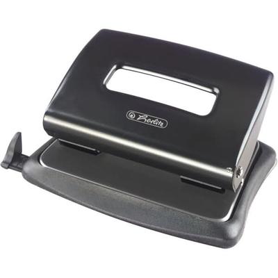 herlitz Bürolocher 1,6mm schwarz mit Anschlagschiene