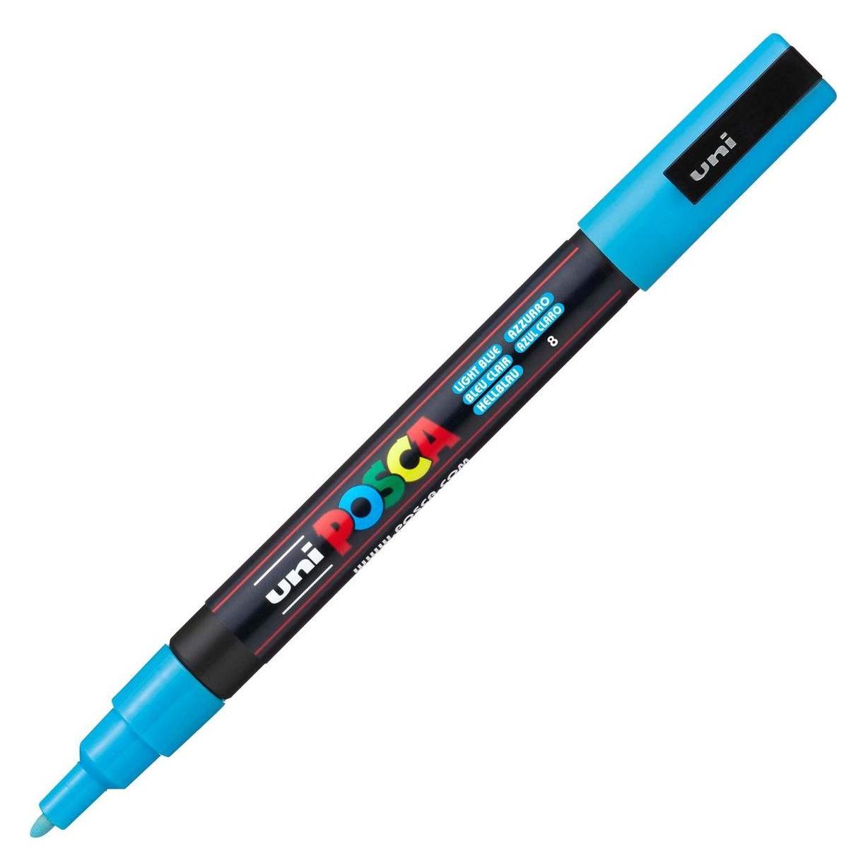 Posca Fine Marker PC-3M (1x) (PC3M HELLBLAU)