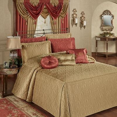 Touch of Class Cambridge Classics Grande Bedspread Golden Bronze, Queen, Golden Bronze