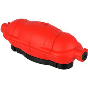 REV-Ritter Kabelbox 0502175555, aus Kunststoff, für außen, wasserfest, rot, 24 x 9 cm