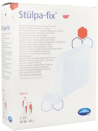 Stülpa Fix Größe 4 Bein/fuss/kdr.rumpf 25 m Netzschl.