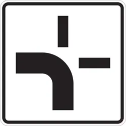 Klemos 2x2 – Verkehrszeichen Verlauf Vorfahrtsstraße 1002-10