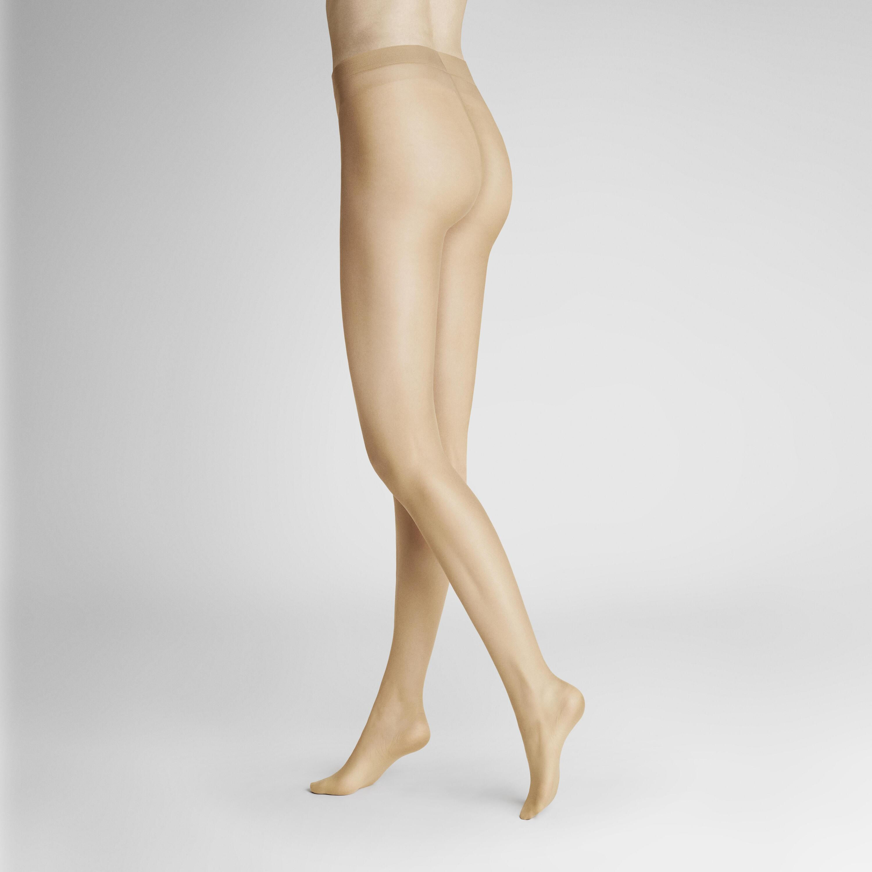 Feinstrumpfhose HUDSON "SIMPLY 20", Damen, Gr. L, teint, Obermaterial: 84% Polyamid, 16% Elasthan, elastisch, Strumpfhosen Feinstrumpfhose, transparente verstärkte Spitze, Komfortbund teint L