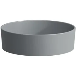 LAUFEN Kartell Waschtisch-Schale H8123317581121 42x42x13,5cm, ohne Hahnloch/ohne Überlauf, graphit matt