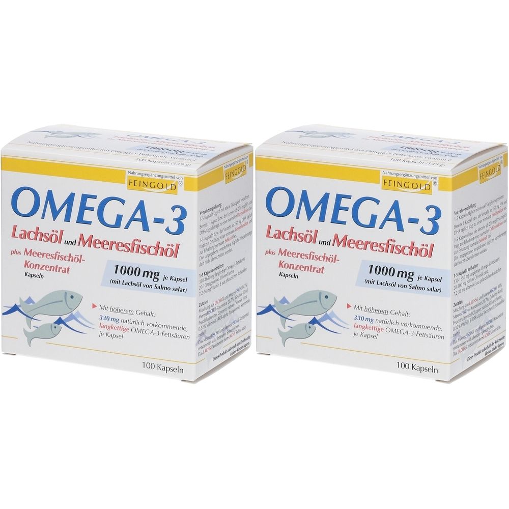 Omega 3 Lachsoel U Meeresf x2 2x100 St Kapseln