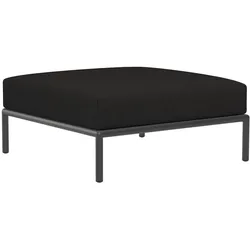 LEVEL Outdoor Ottoman Lounge-Modul 3 Kohle Dunkelgrau