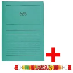ELCO Organisationsmappe »Ordo classico« 100 Stück inkl. Fruchtgummi »Mega Roulette« 4 smaragdgrün