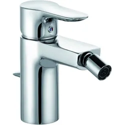 Kludi Objekta Bidetarmatur 324160575 chrom, mit Ablaufgarnitur