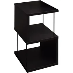 REGAL Elga 33x33x65 aus Holzwerkstoff in der Farbe schwarzstahl