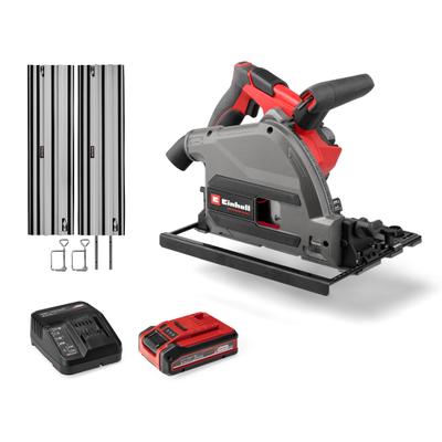 Akku-Tauchsäge EINHELL "PROFESSIONAL TP-PS 18/165 Li BL (1x4,0 Ah)", schwarz (schwarz, grau, rot), B:20,9mm H:25,1mm L:36,3mm, Sägemaschinen, Inkl. Akku und Ladegerät