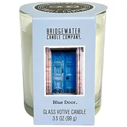 Blue Door Glasvotivkerze 99g