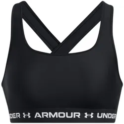 UNDER ARMOUR Armour Mid Crossback Sport-BH Damen 006 - black/black/white XS