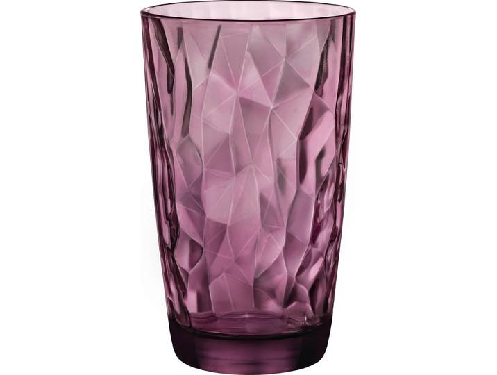 Bormioli Rocco Diamond Longdrinkglas - 47 cl - Paars - Set-6