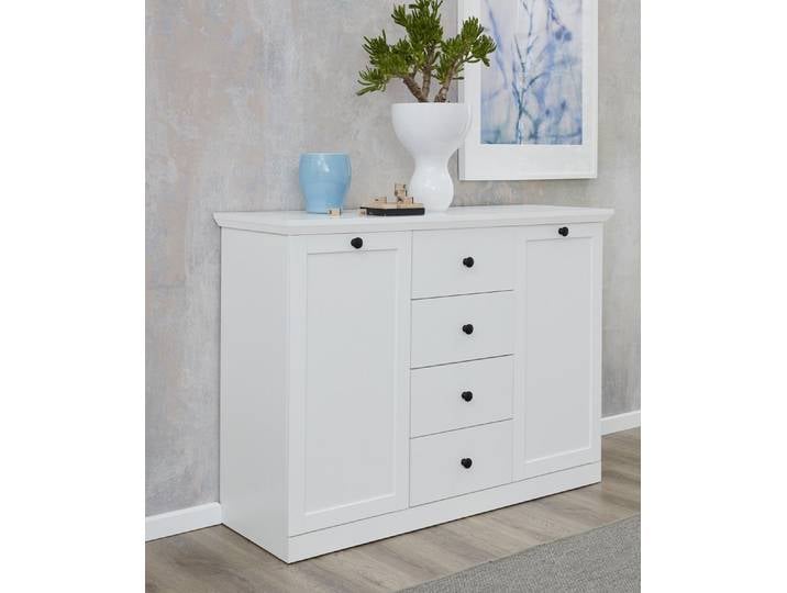 Sideboard Kommode Baxter 120 cm , Landhausstil , weiß