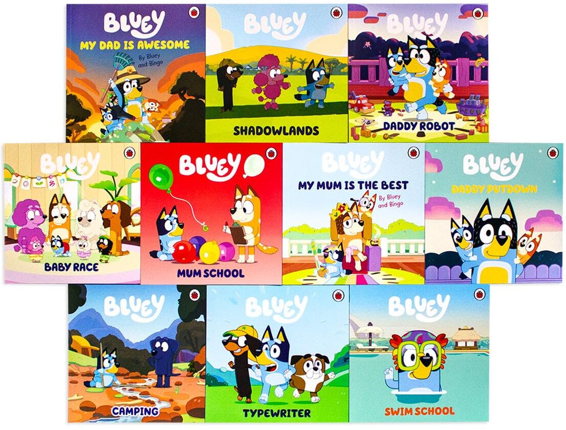 Ladybird Bluey Gotta Be Done! 10 Picture Books Collection Box Set by Bluey - Paperback - Ages 3-7 - Family Stories, Imagination & Emotional Learning
