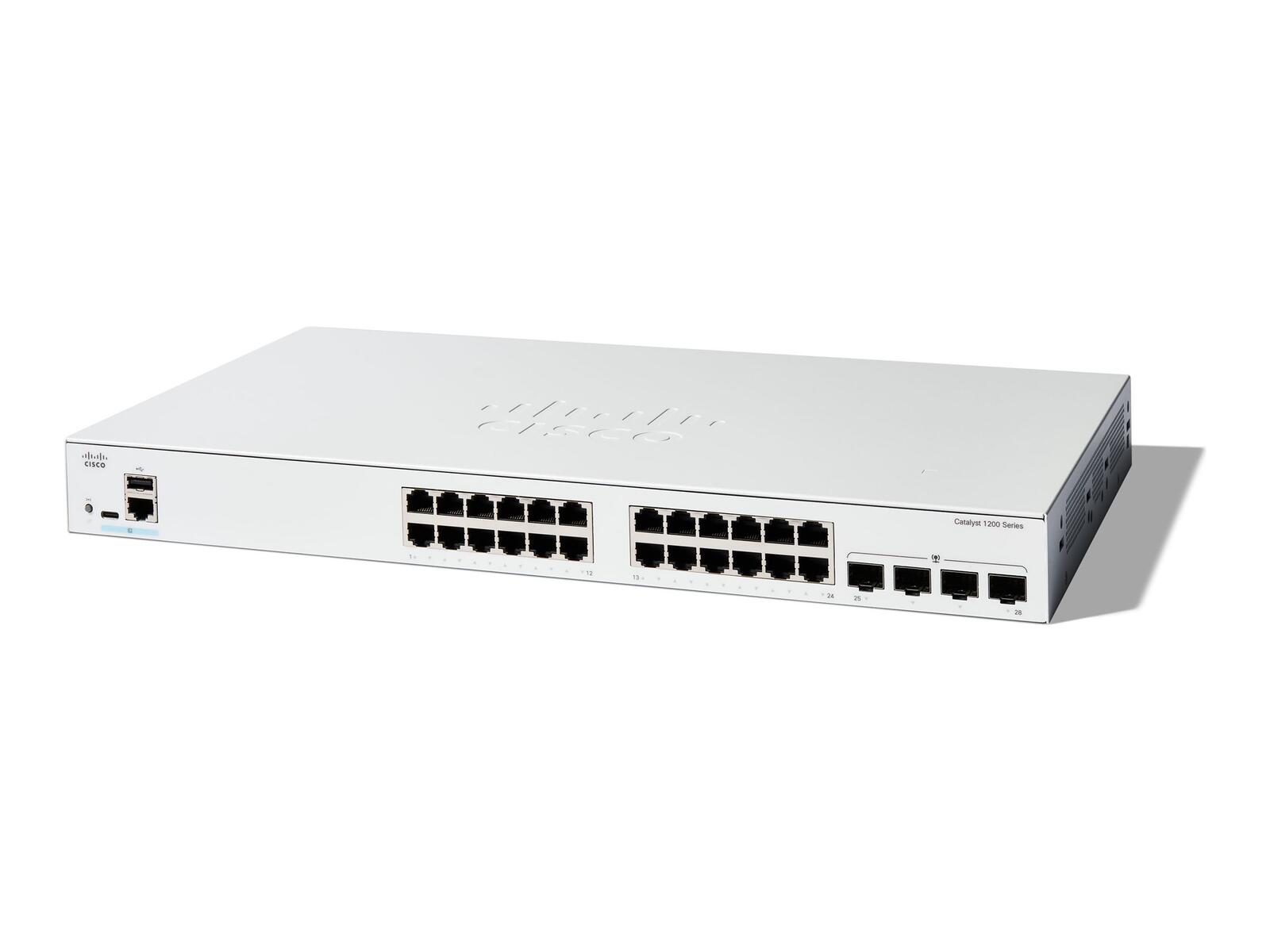 Cisco Catalyst C1200 Switch 24-Port 1 GbE managed L2 C1200-24T-4G