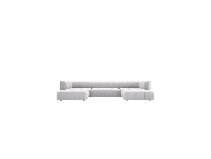 Design Panorama-Sofa Adams Samt Silver chosen by Bloomingloft