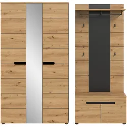 Garderobenset CANU (BHT 200x190x37 cm) - BHT 200x190x37 cm