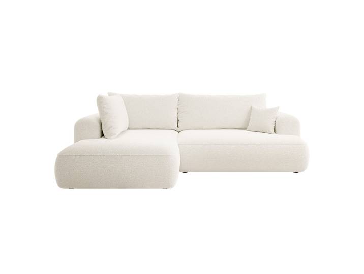 Ecksofa mit Schlaffunktion Ovo, L-förmig, mit Armlehne und