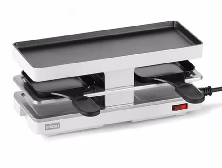 Stöckli Twinboard 0010.70 Raclette – Raclette Ofen/Raclette Grill – weiss