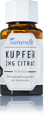 NaturaFit GmbH NATURAFIT Kupfer 2 mg Citrat Kapseln 24.1 g 13704760