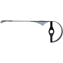 Hebie Kettenschützer Chainbar 394 42 Zähne schwarz für Kettenschaltung, Aluminium