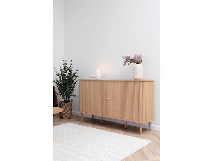Sideboard Idozawa 40 x 79 x 140cm Braun/Beige